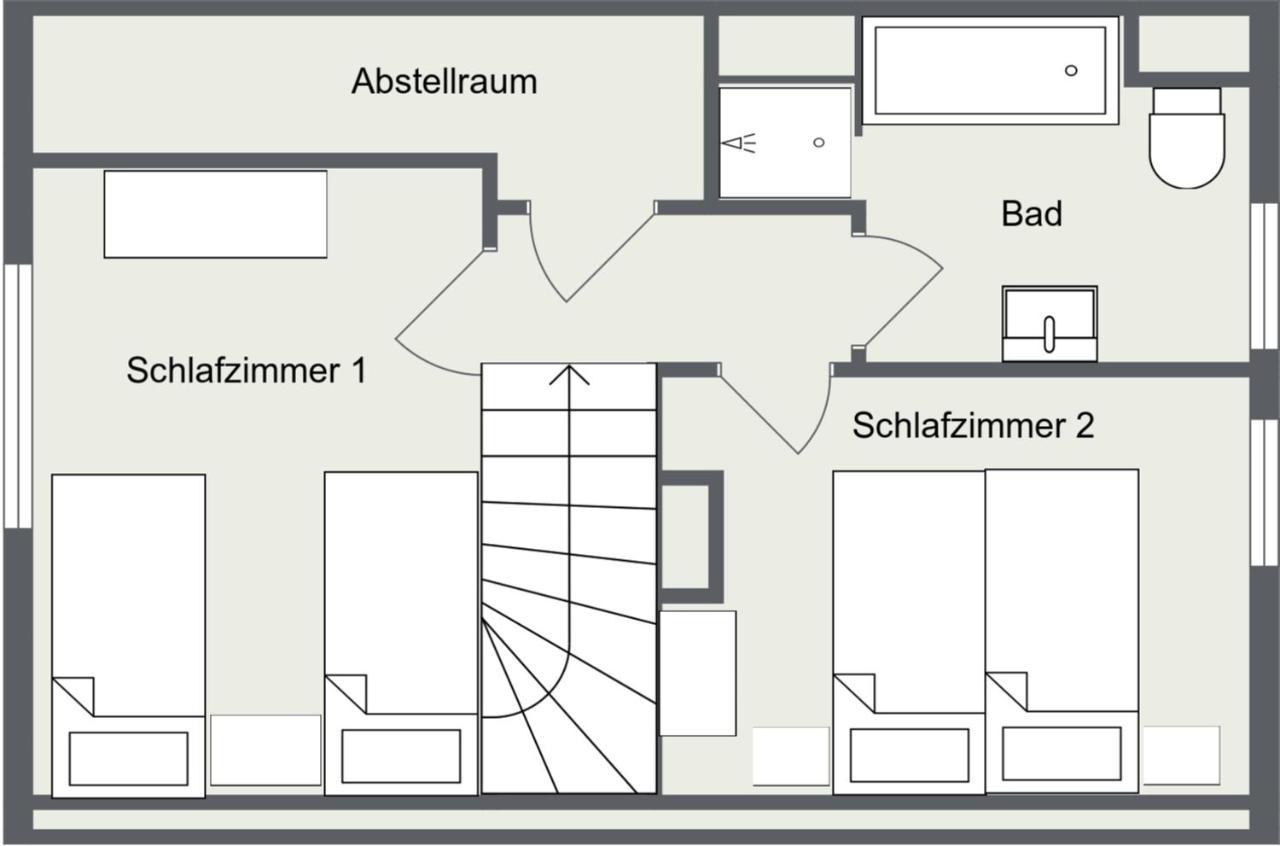 Ferienhaus Gartenstrasse Osten Bagian luar foto